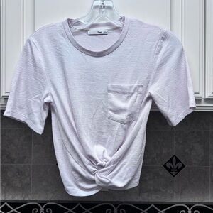 Wilfred Light Pink Subah Pocket Short Sleeve T-Shirt Size Xs